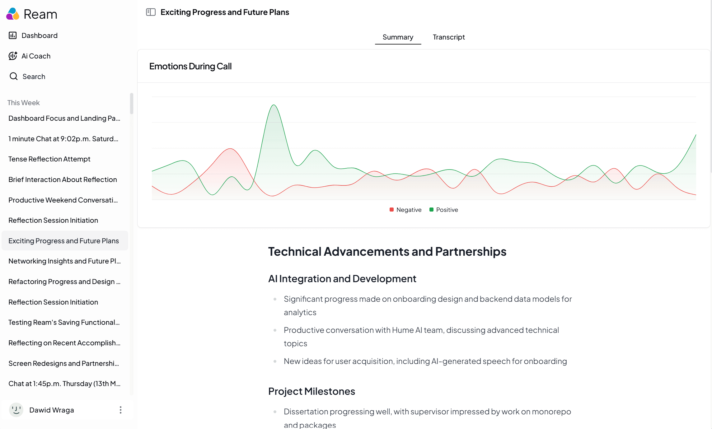 Ream web application